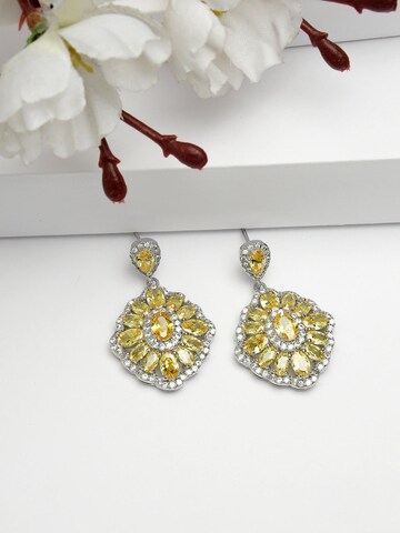 Boucles d'oreilles 'Zarama' AVANT-GARDE PARIS en jaune