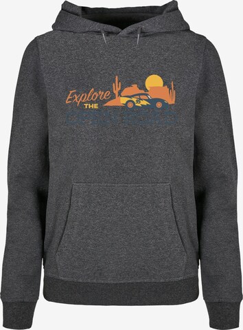 ABSOLUTE CULT Sweatshirt 'Cars - Explore The Open Road' in Grey: front