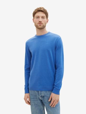 TOM TAILOR Sweater in Blue: front