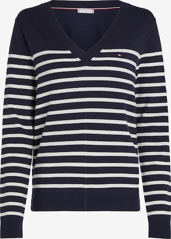 Pull-over TOMMY HILFIGER en bleu : devant