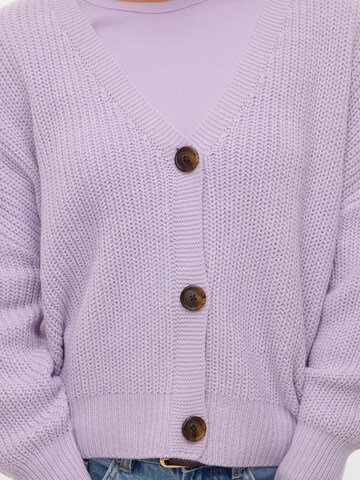 VERO MODA Kardigan 'VMLEA' – fialová