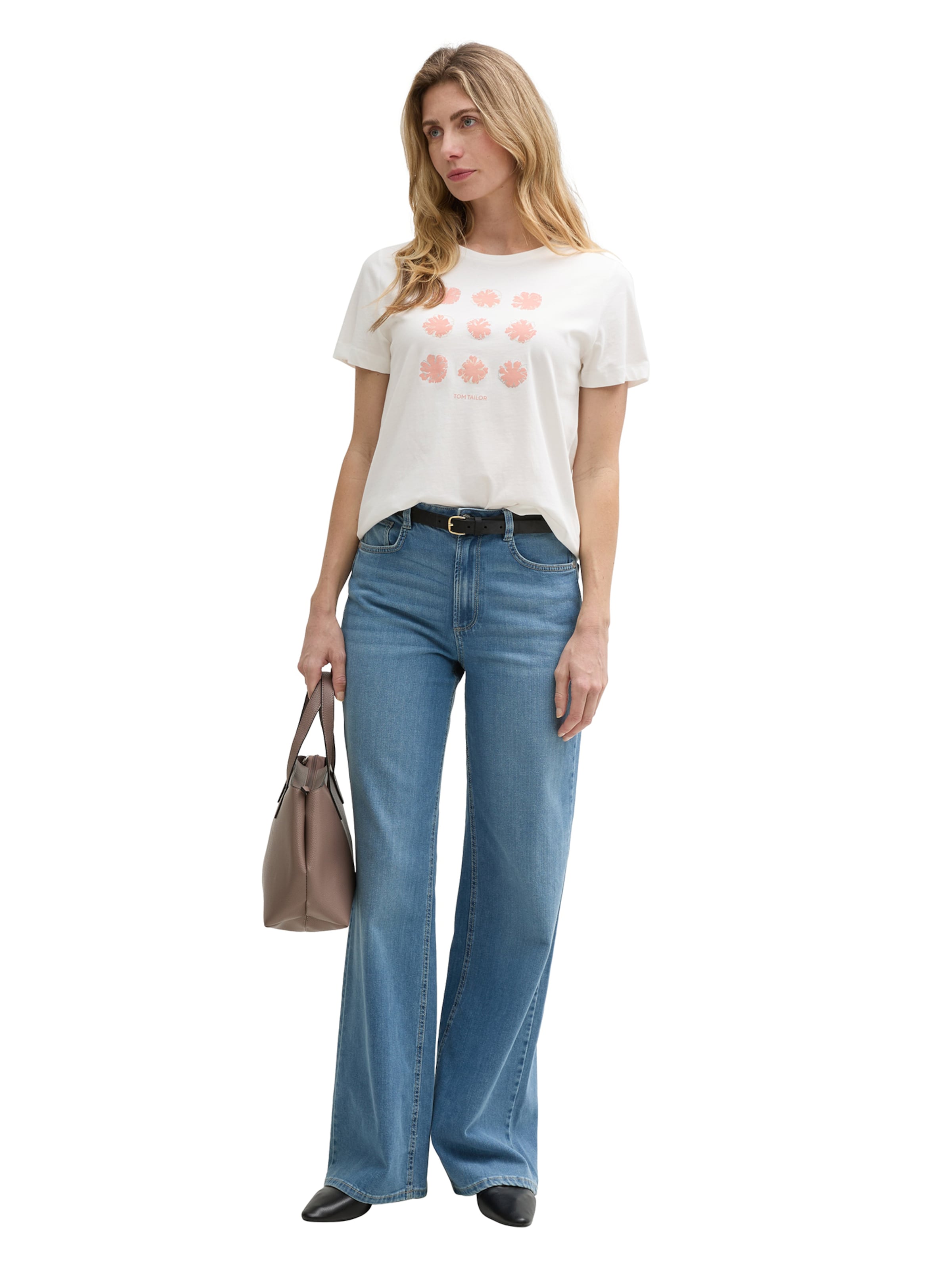 Tricou de la TOM TAILOR pe alb