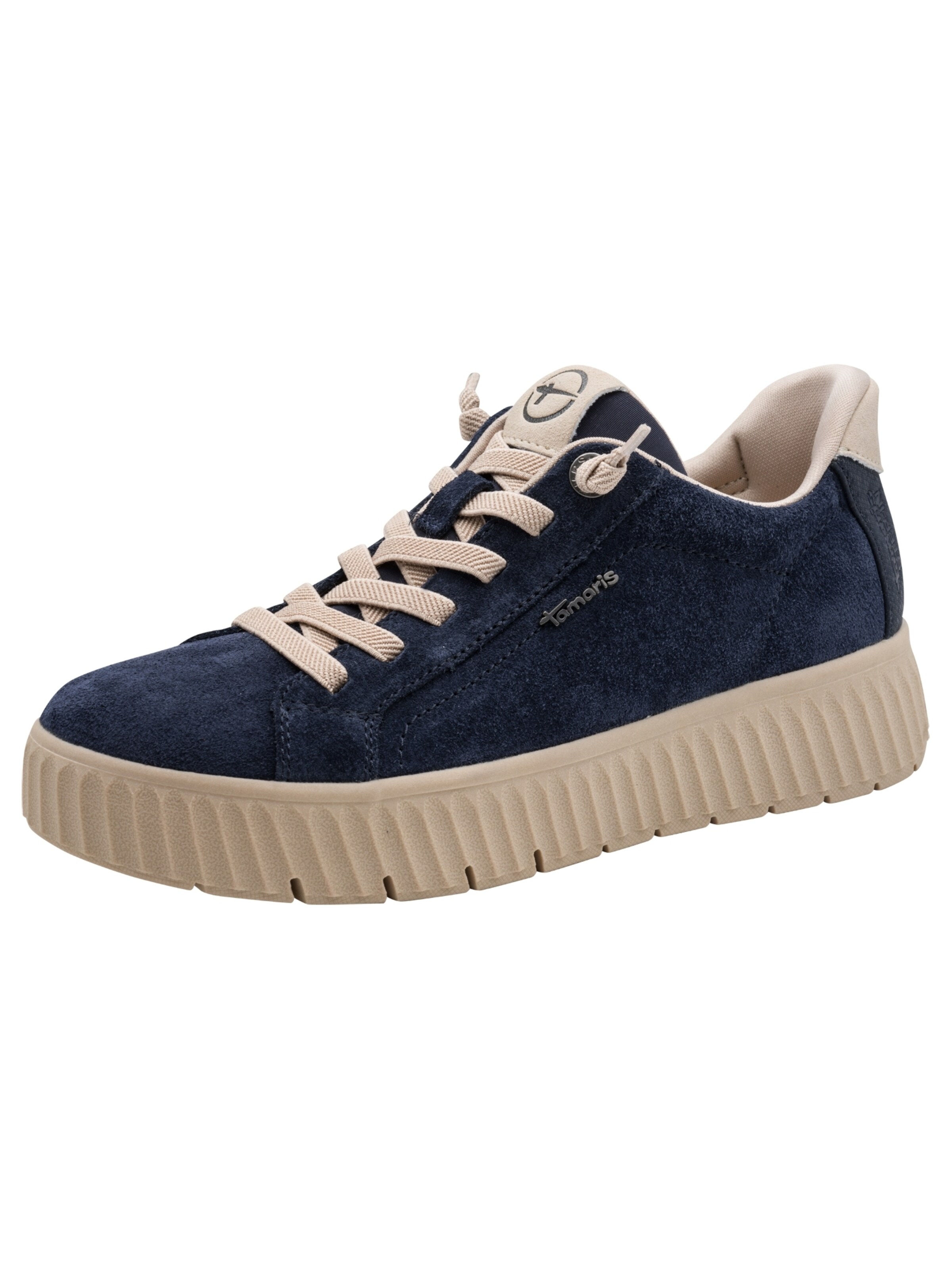 Baskets basses Tamaris en bleu : devant