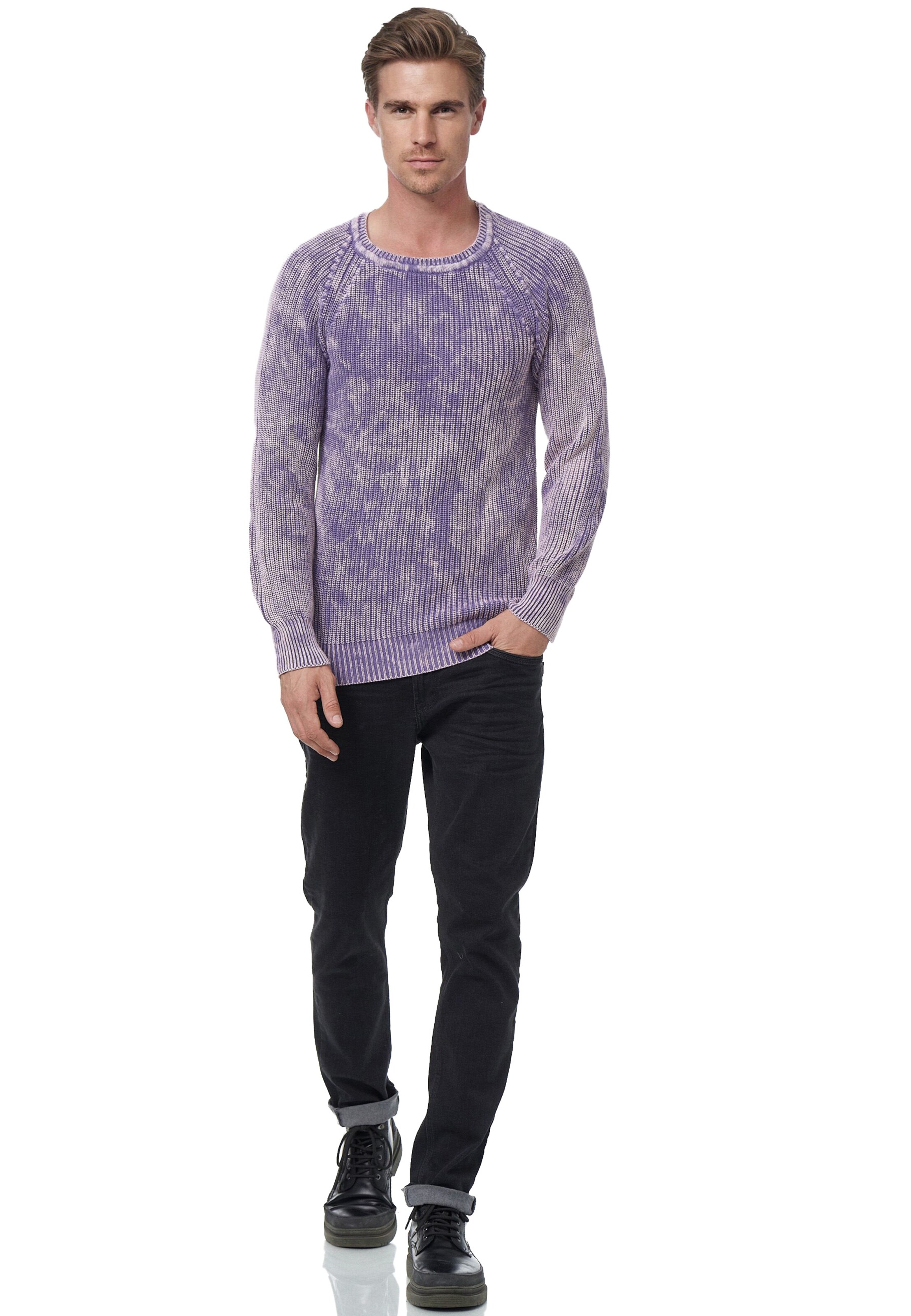 Rusty Neal Pullover in Lila