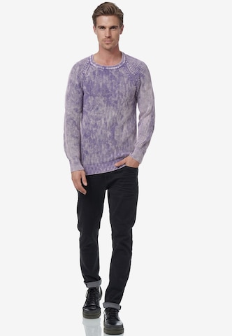 Rusty Neal Sweater in Purple