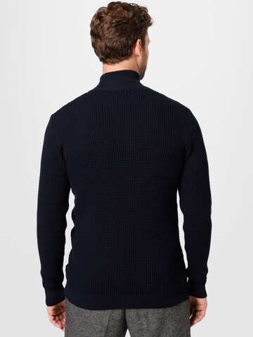 Kronstadt Regular fit Knit Cardigan 'Abel' in Blue