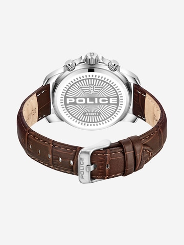 POLICE Analoog horloge 'Mensor' in Bruin
