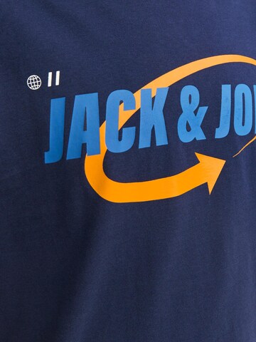 JACK & JONES Shirt 'BLACK' in Blauw