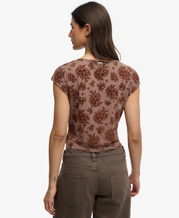 T-shirt Superdry & Co en marron
