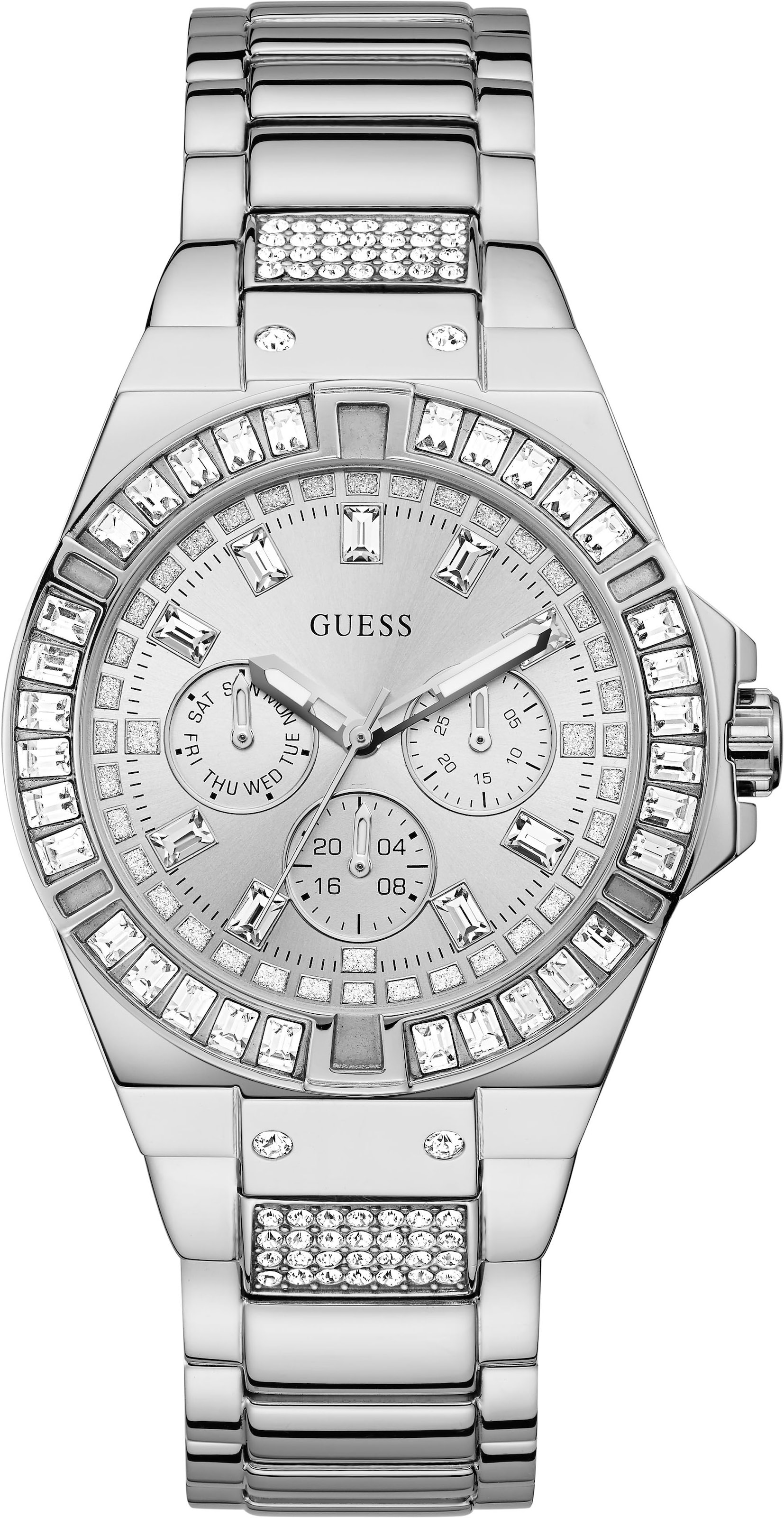 GUESS Analoog horloge in de kleur Zilver, Productweergave