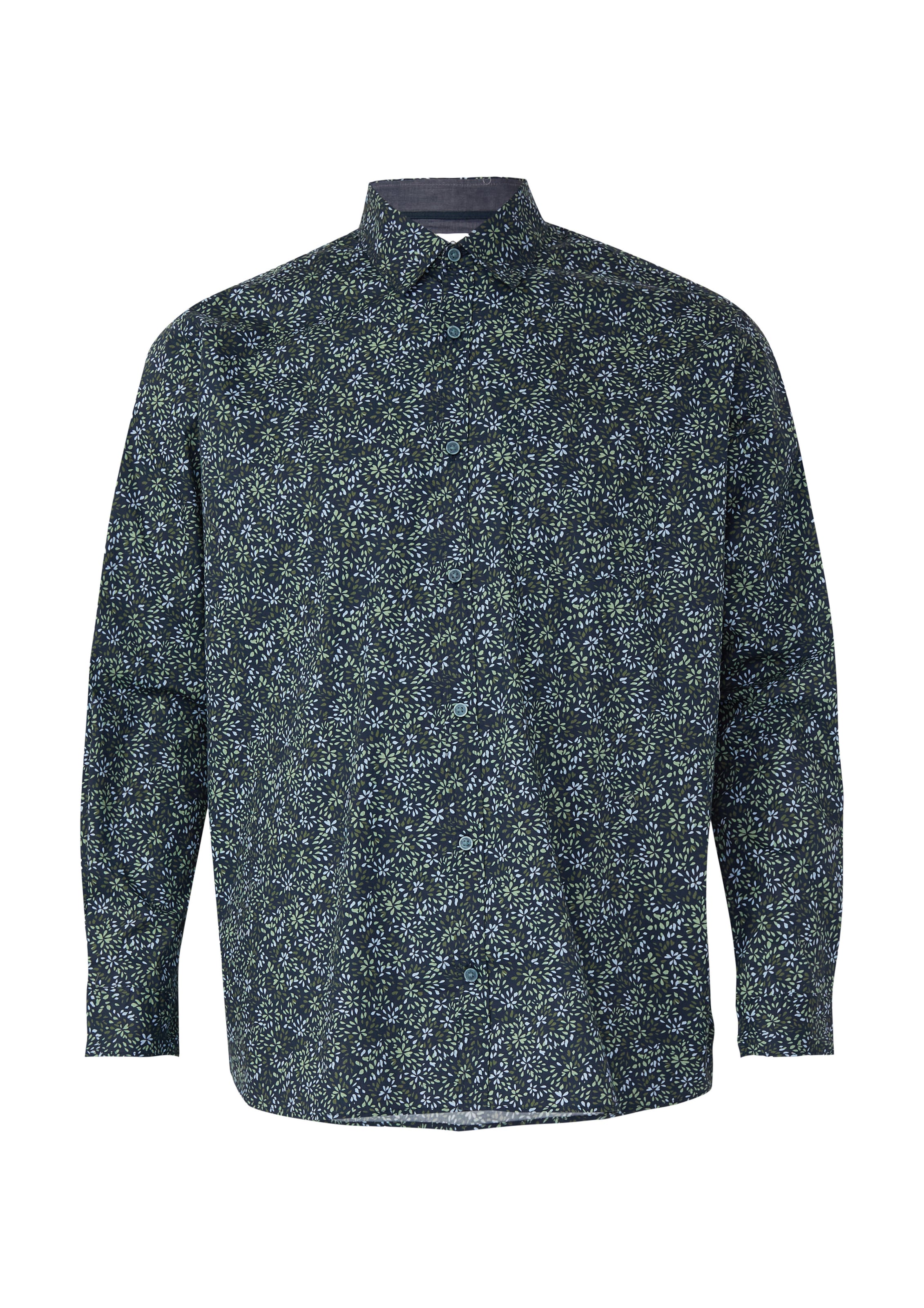 s.Oliver Slim fit Overhemd in Blauw: voorkant