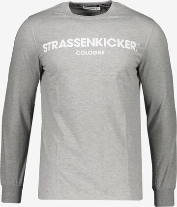 STRASSENKICKER Shirt in Grau: predná strana
