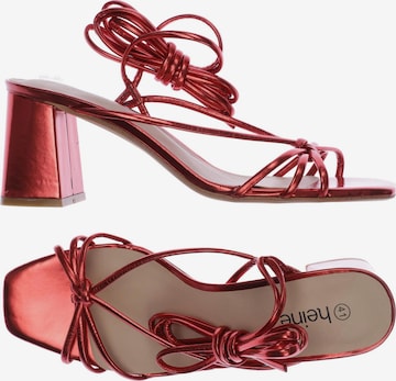 heine Sandals & High-Heeled Sandals in 41 in Red: front