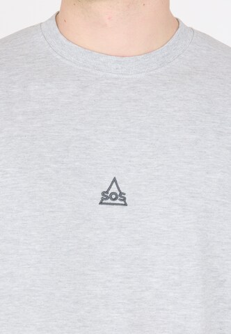 SOS Sweatshirt 'Bovec' in Grijs