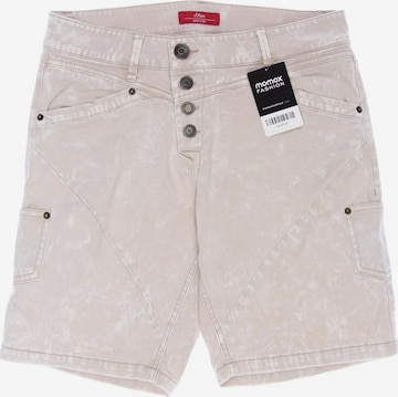 s.Oliver Shorts in S in Beige: front