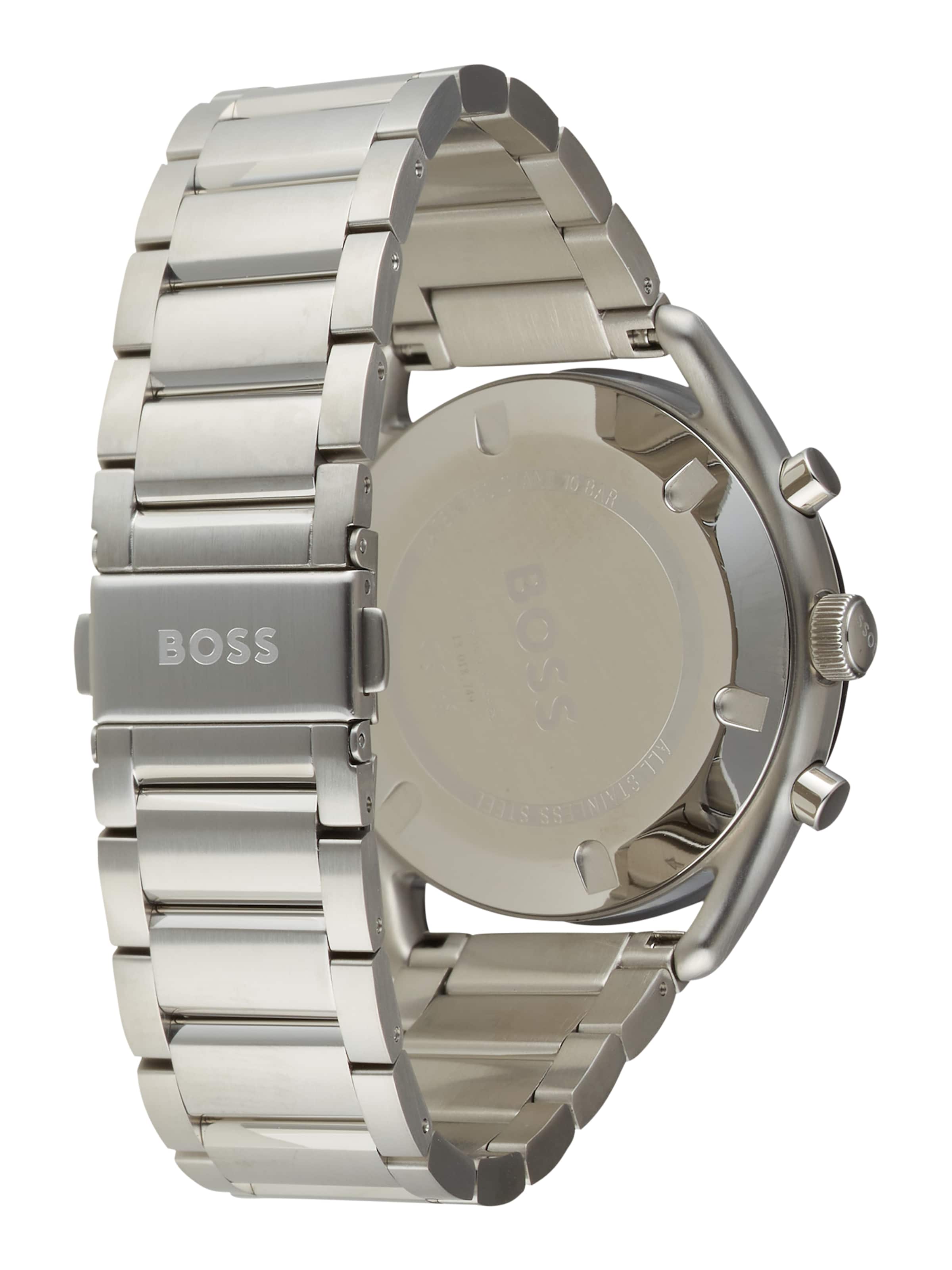 Montre à affichage analogique 'TOP' BOSS en argent