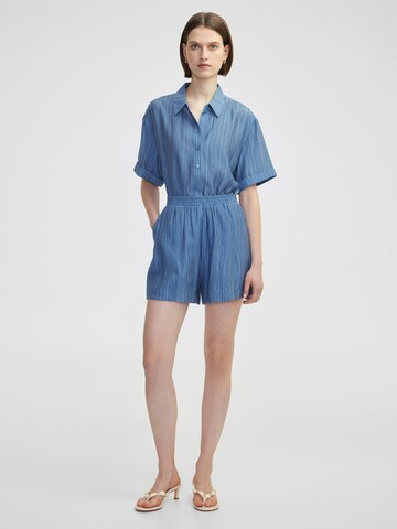 Ipekyol Regular Broek in Blauw: voorkant