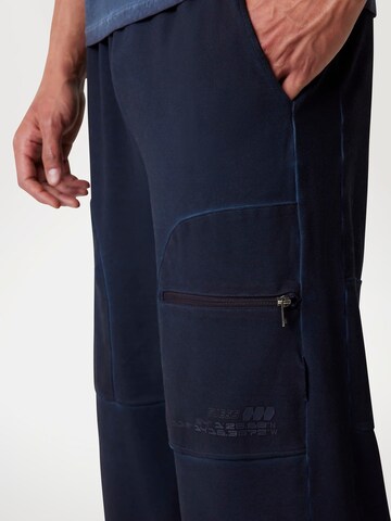 GUESS Wide Leg Hose in Blau