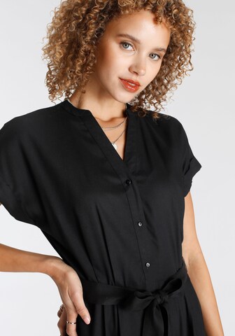 Tamaris Shirt Dress in Black