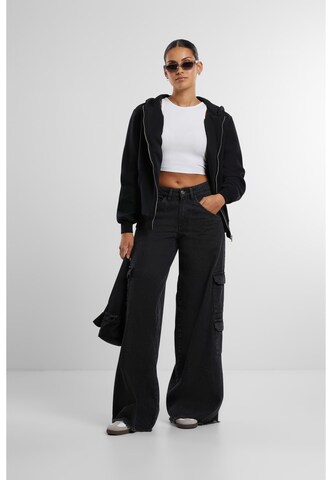 Giacca di felpa 'Romantic Dreamers' di Miss Tee in nero