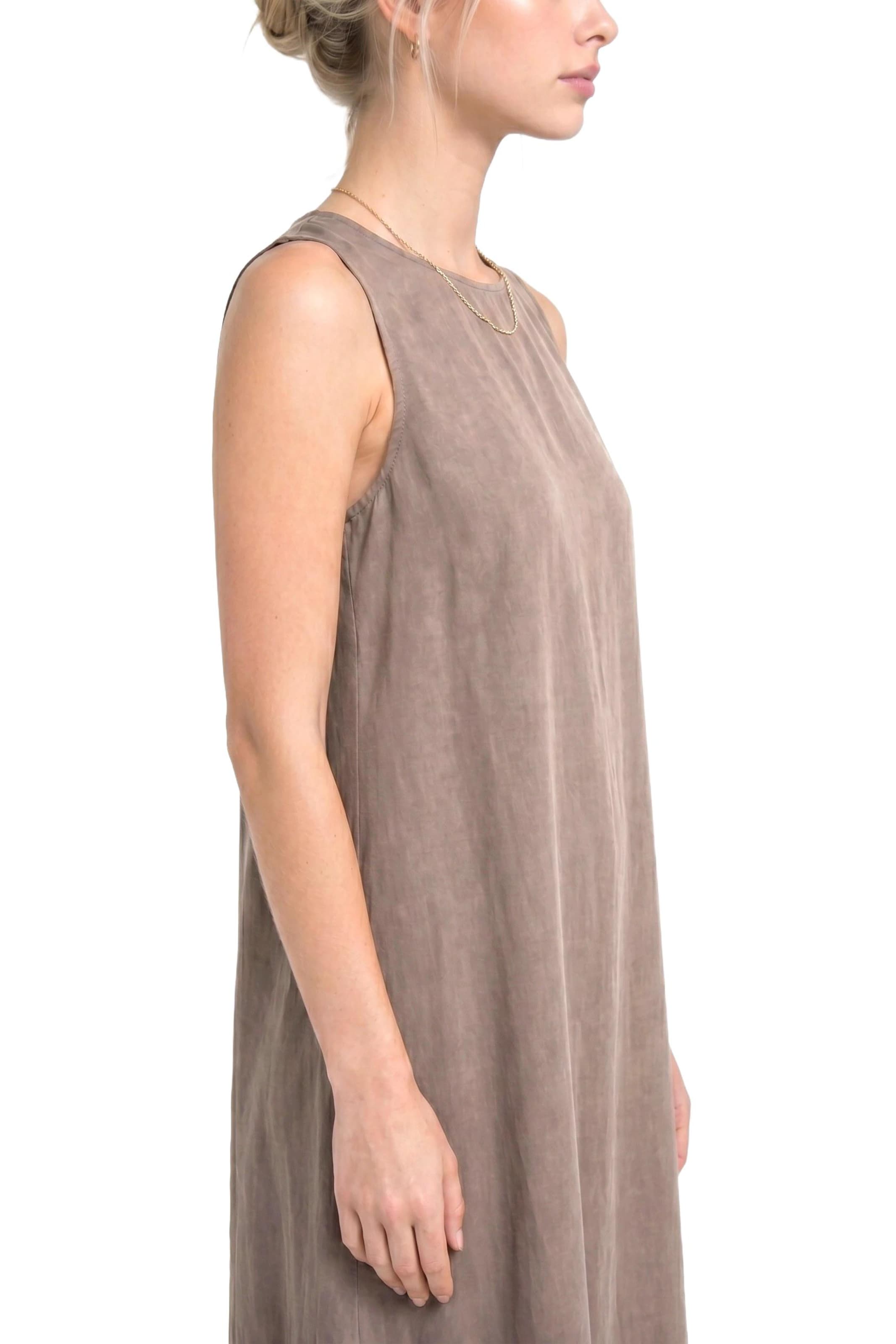 No Matter What Dress in Grey