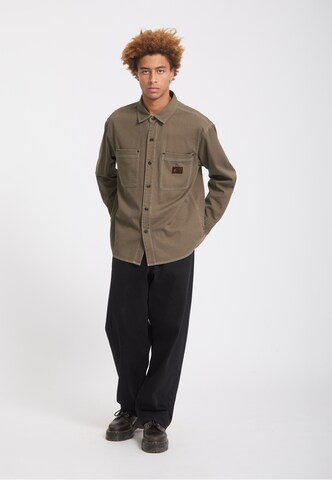Volcom Comfort Fit Hemd 'Levelstone' in Braun