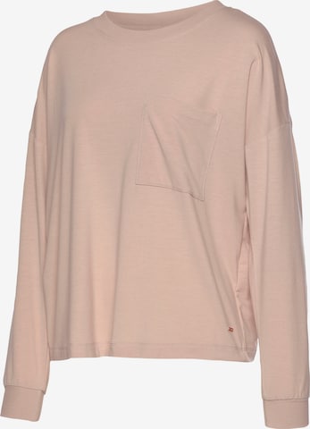 Chemise de nuit LASCANA en rose : devant