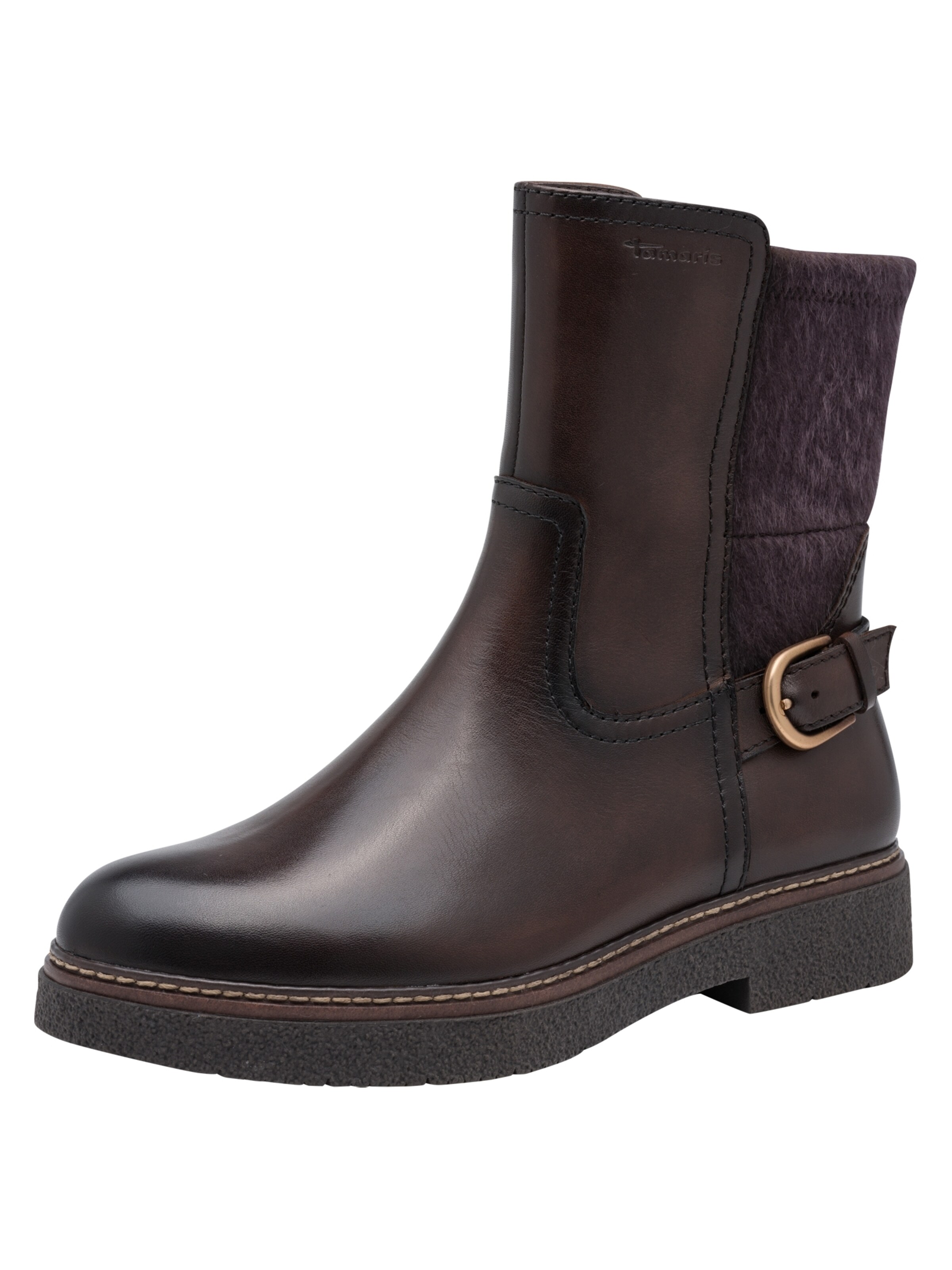 Tamaris Stiefelette in Braun: Vorderseite