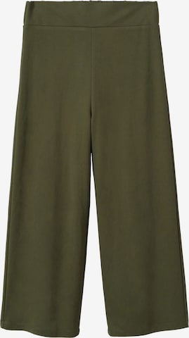 Pantaloni 'Cintia 2' de la MANGO pe verde: față