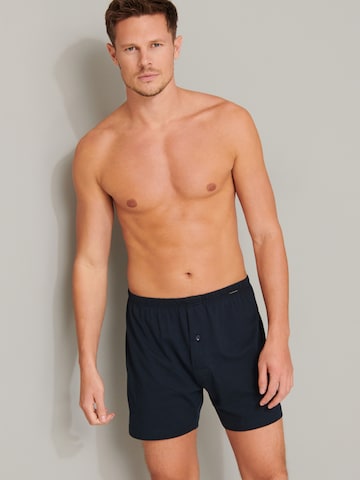 SCHIESSER Boxershorts in Blauw: voorkant