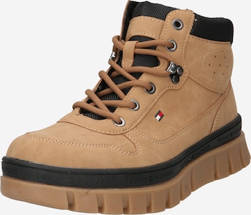 TOMMY HILFIGER Boot in Brown: front