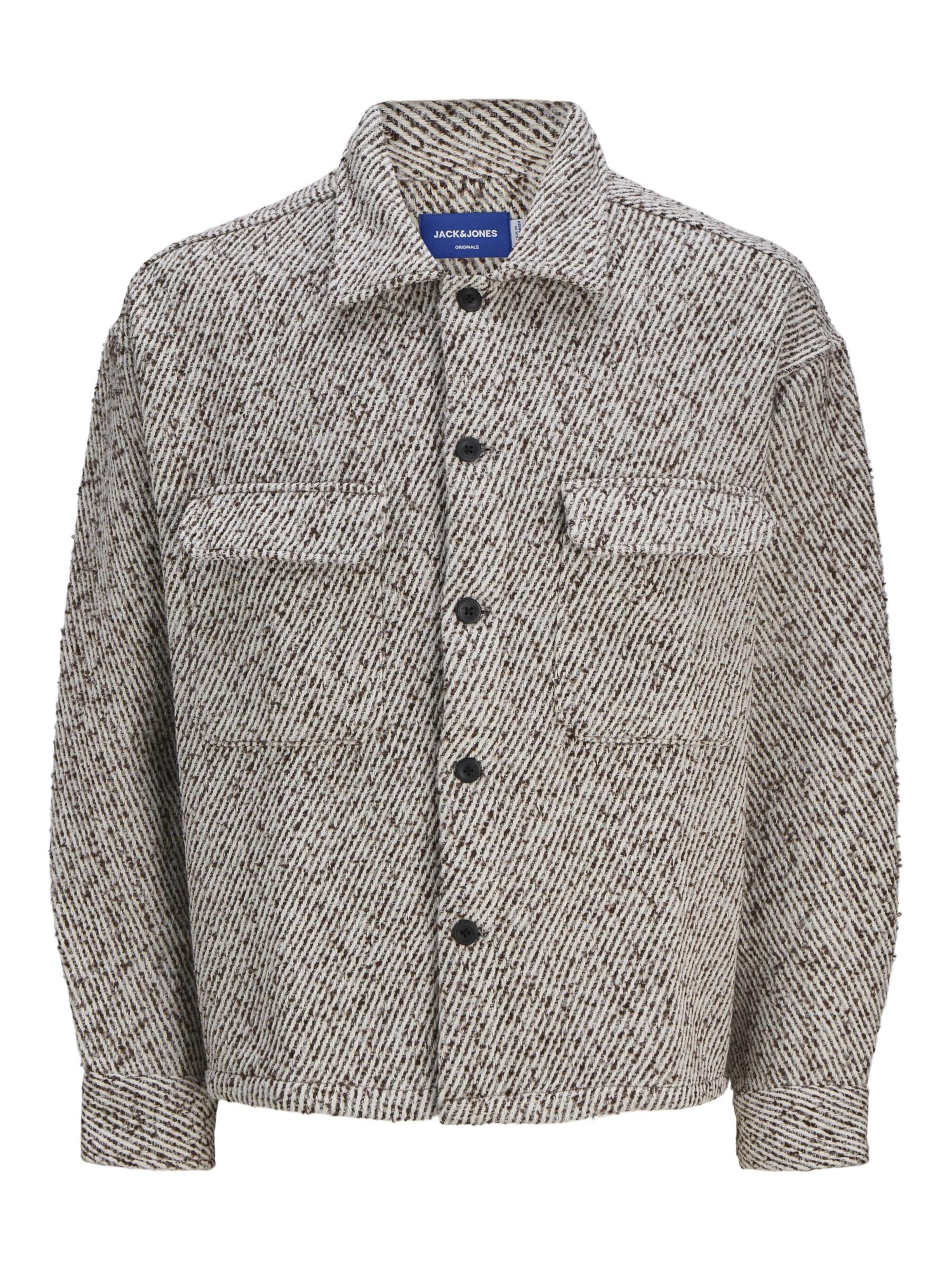 Camicia di JACK & JONES in marrone: frontale