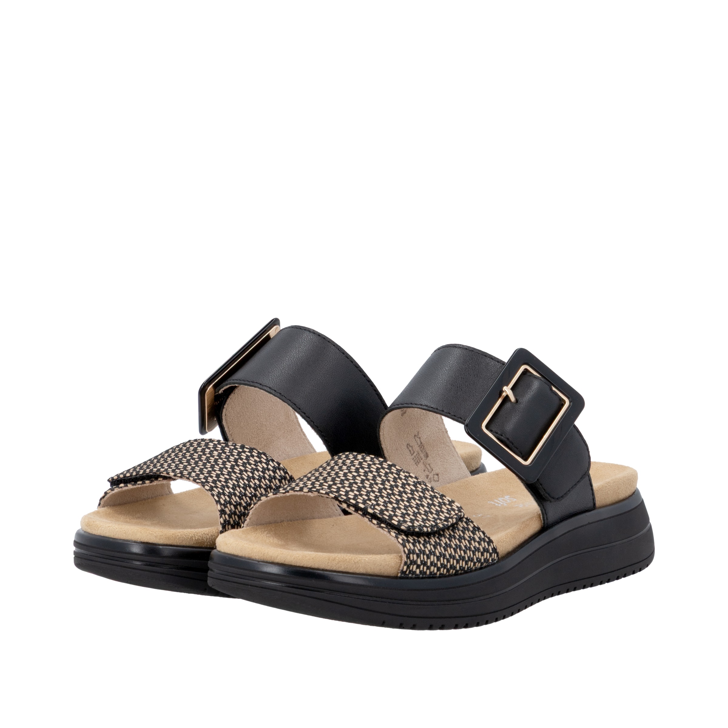 REMONTE Mules 'D1J61' in Black