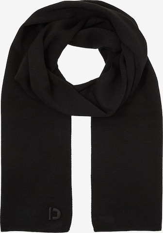 TOM TAILOR DENIM Sjaal in Zwart: voorkant