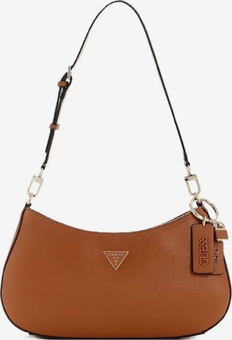 Borsa a mano 'Guess noelle II' di GUESS in marrone: frontale