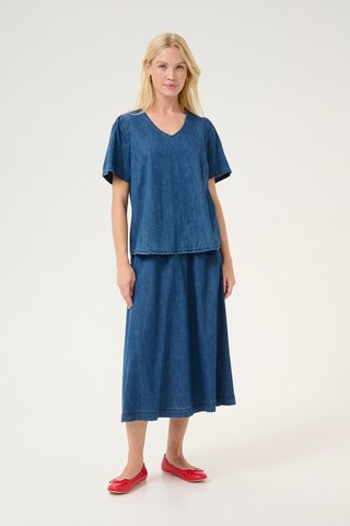 CULTURE Bluse 'Livie' in Blau