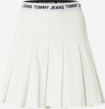 Tommy Jeans Rok in Wit: voorkant