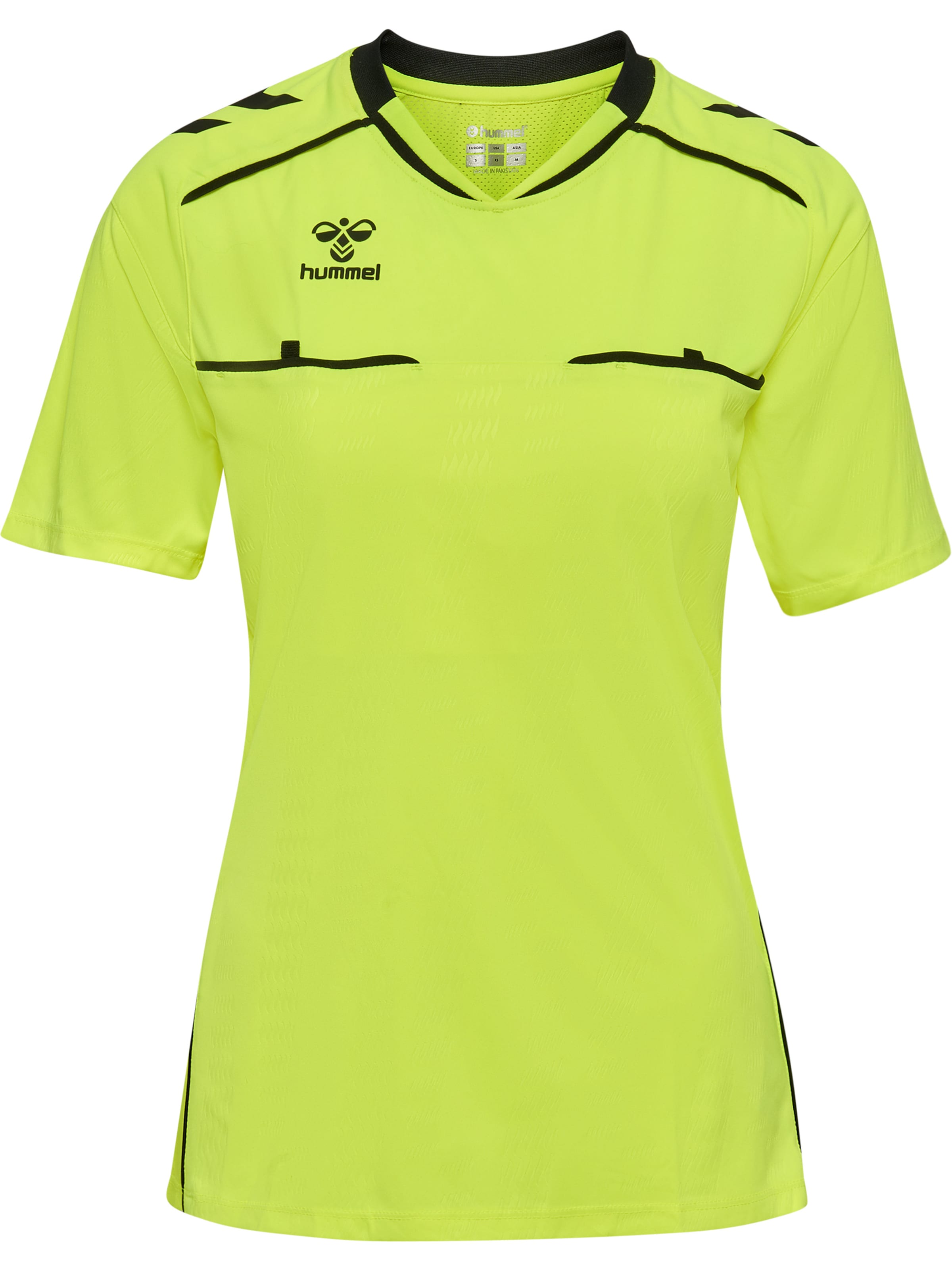 T-shirt fonctionnel Hummel en jaune : devant
