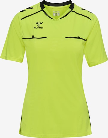 T-shirt fonctionnel Hummel en jaune : devant