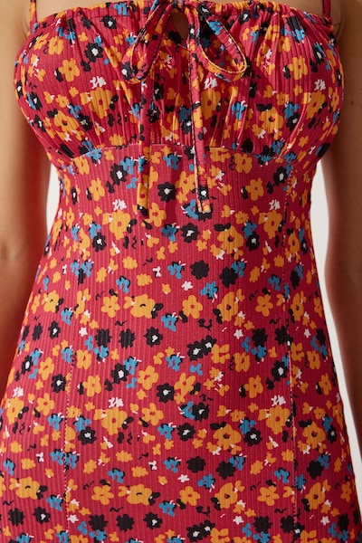 Happiness İstanbul Сарафан в Лазурный / Оранжевый / Красный / Черный / Белый, Обзор товара