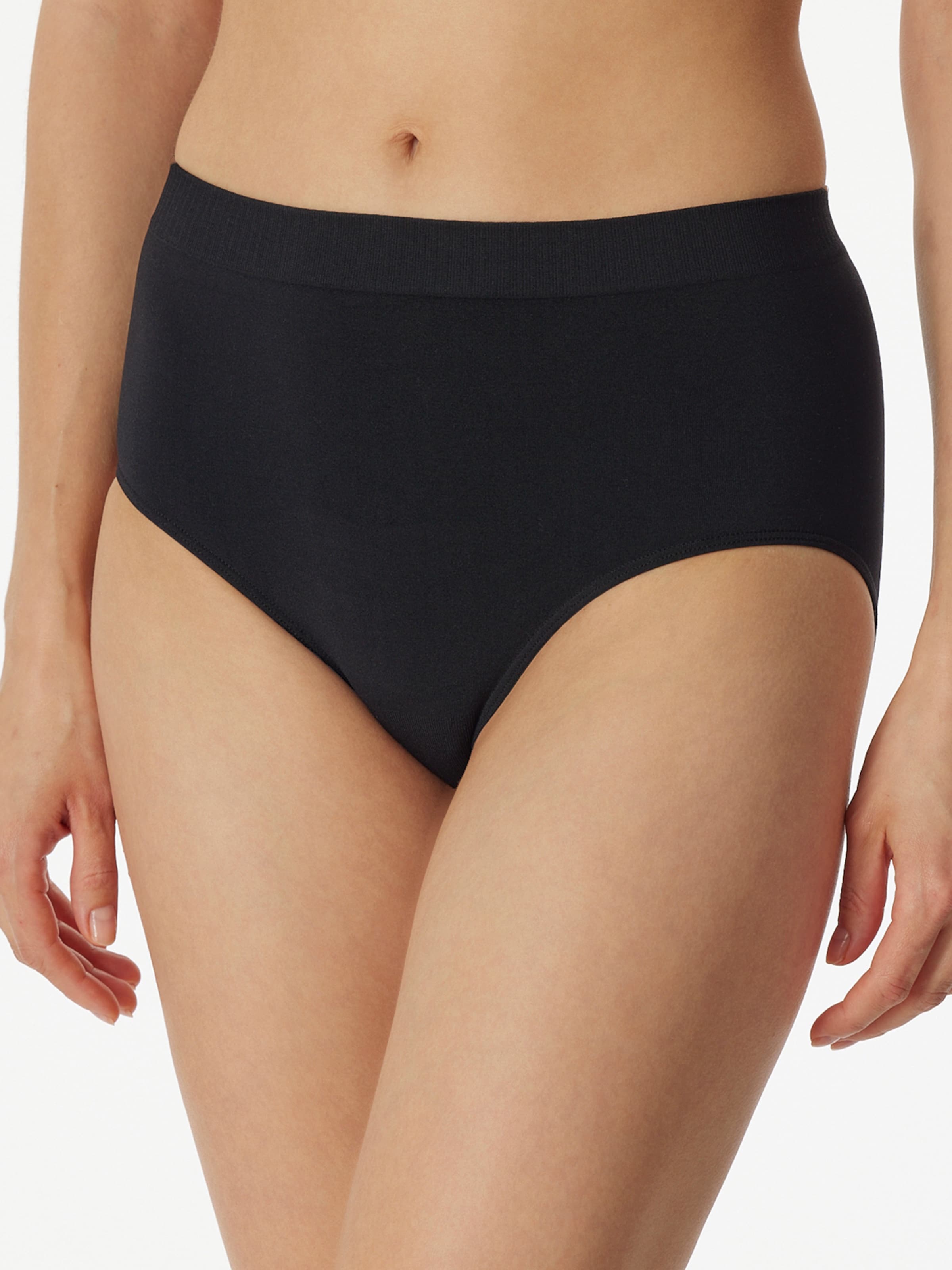 SCHIESSER Slip ' Retro Classic Seamless ' in Schwarz: Vorderseite