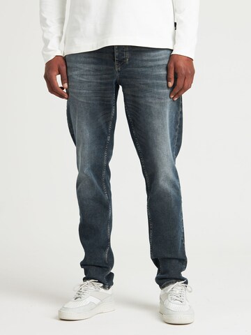 CHASIN' Regular Jeans 'Evan Dirt' in Blue: front