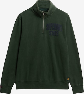 Superdry Sweatshirt in Groen: voorkant