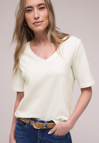 STREET ONE Shirt in White: front