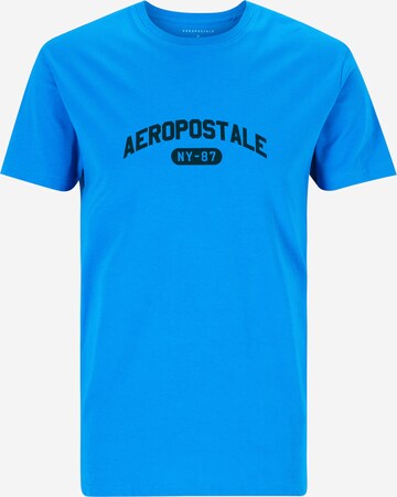 Maglietta di AÉROPOSTALE in blu: frontale