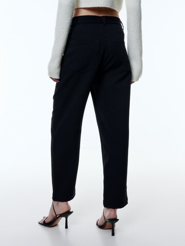 EDITED Regular Trousers 'Kirsti' in Black