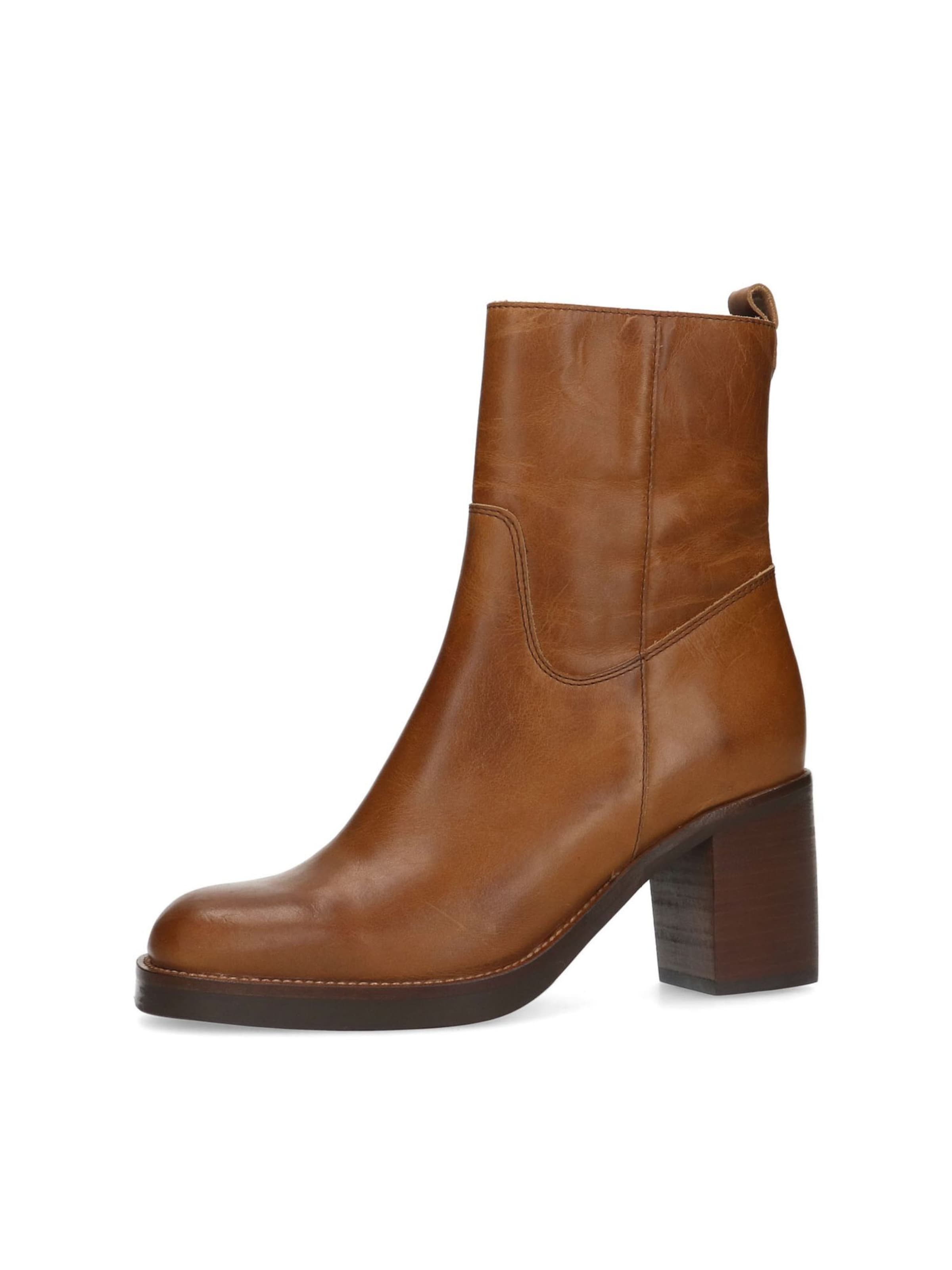MANFIELD Stiefelette in Braun: Vorderseite