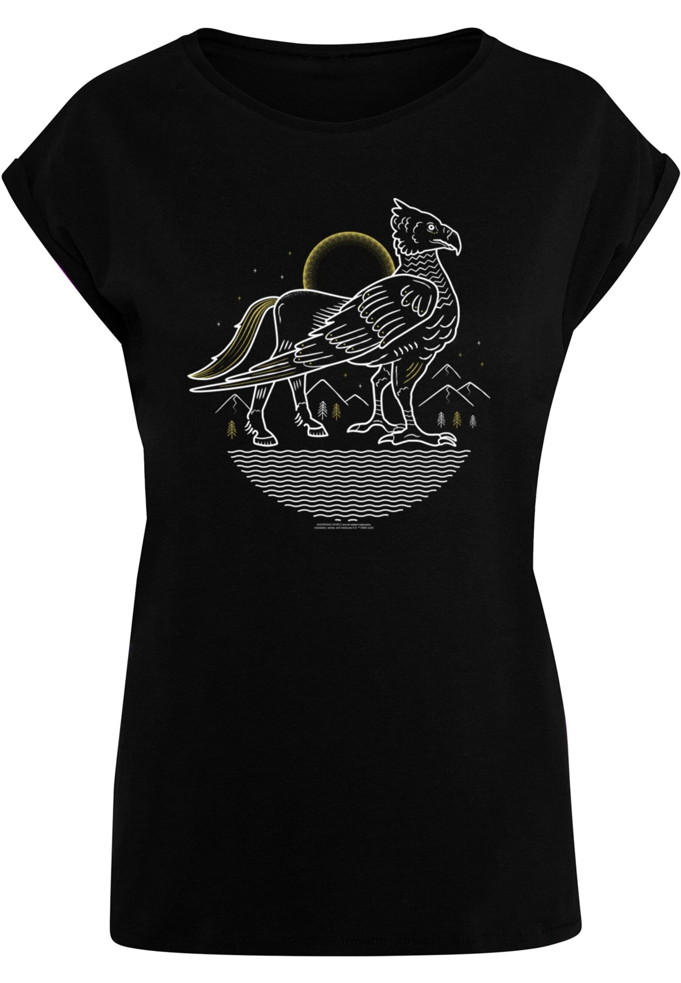 T-shirt 'Harry Potter - Buckbeak' ABSOLUTE CULT en noir : devant