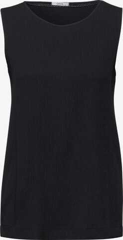 CECIL Top in Black: front