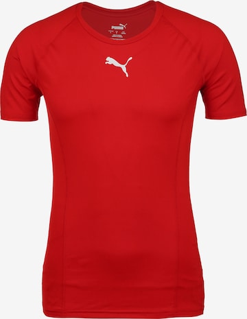 T-Shirt fonctionnel 'Liga' PUMA en rouge : devant